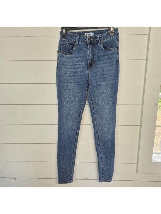 Refuge Denim Denim - Refuge Denim Miami Women's Skinny High Rise Blue Jeans Size 5 Casual Stretch Den